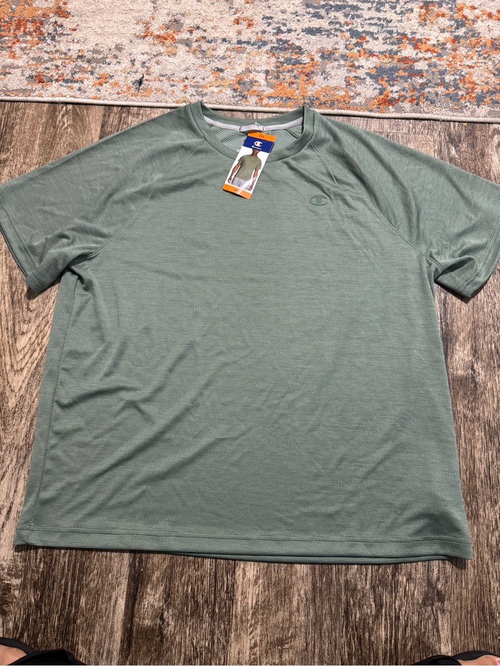 Champion Men's Short-Sleeve Performance Tee - Sage Green